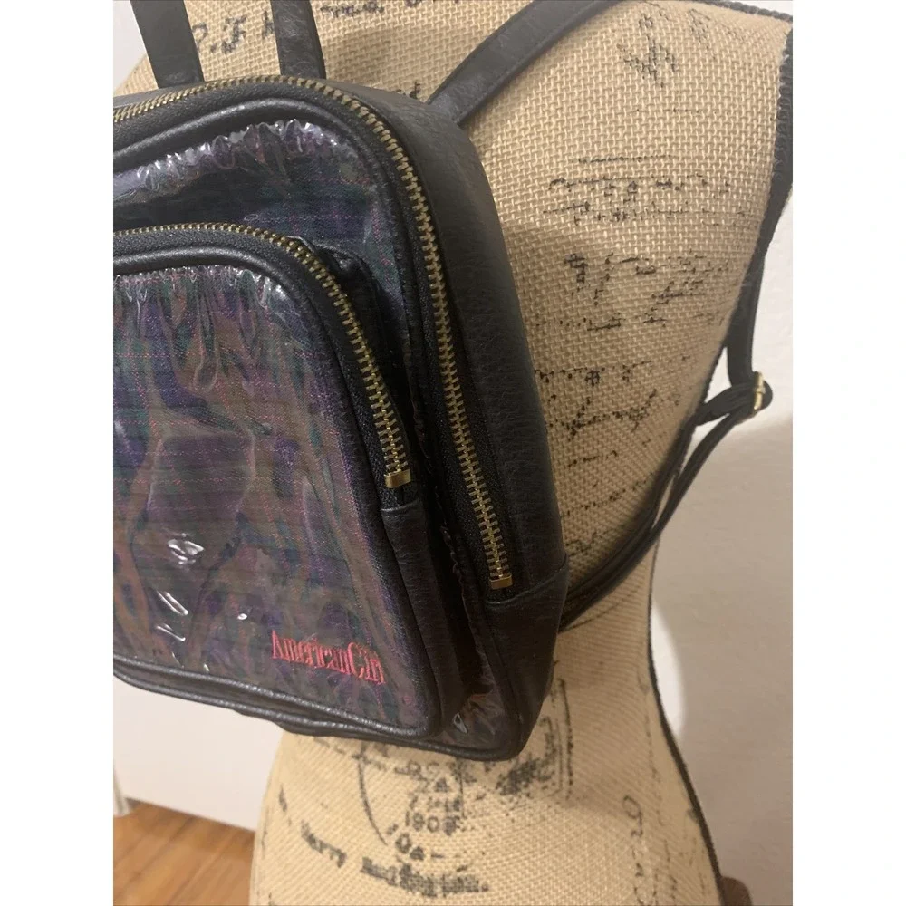 American girl backpack real size fancy vegan leather